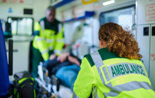 ambulance paramedic portrait